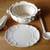Gravy or soup server with matching ladle - Very ornate designs on it 5 thumbnail