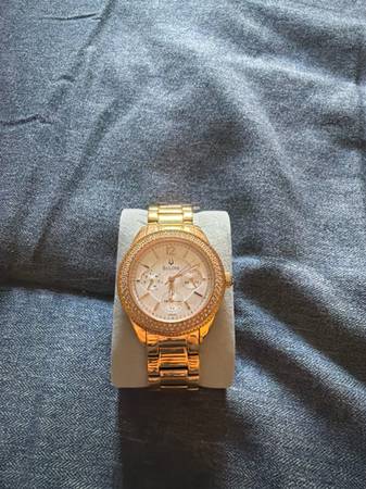 Bulova Ladies Rose Gold Watch 1