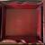 Two Mahogany Serving Trays Side Tables Cherry Finish 3 thumbnail