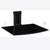 Mount-It! Black Tempered Glass TV Shelf | Single Floating Shelf 1 thumbnail