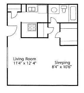 $949 / 450ft2 - Trendy Studio in Cotswold with FREE water, sewer, trash! (Charlotte, NC)63925334572418121