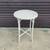 Antique Round Wicker Side Table. 1 thumbnail