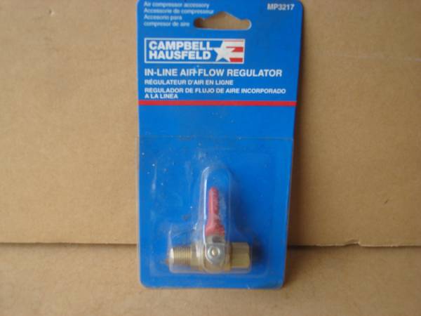 NEW CAMPBELL HAUSFELD IN-LINE AIR FLOW REGULATOR 1