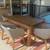 Farm house table set, brand new handmade, solid wood, custom made 19 thumbnail