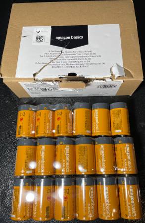 Amazon Basics Baterías D 18 - $8 (Baldwin)63471465383681120