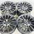 17 inch wheels fits Mercedes C230 C350 5x112 +35 offset brand new Set 1 thumbnail