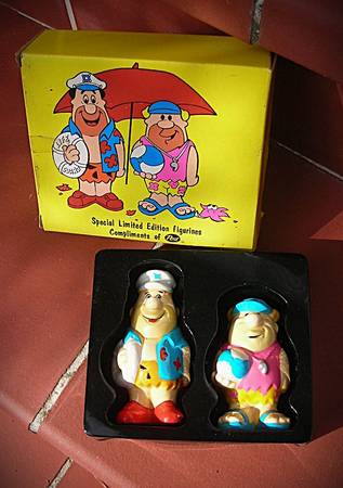 Rare Flintstones Figures (Fred & Barney) 1