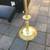 Vintage Tole floor lamp mustard color A168 4 thumbnail