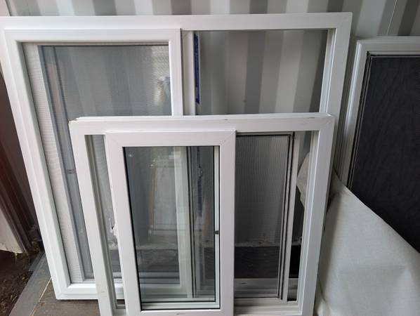 Brand new double sliding window . different size 1