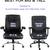 Ergonomic Big & Tall Office Chair 400lb | Swivel Task Chair w/ Flip-up 10 thumbnail