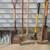 Various shovels, rakes, garden tools, axe, push broom, sledgehammer 1 thumbnail