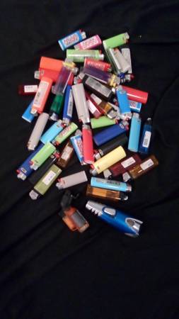 Cigarette Lighters. Two Refillable Torch style others approx half full 1
