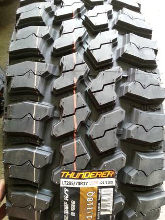 LT 285 70 17 Mud Tires 1