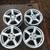 (4) Sport Edition F7 Silver Wheel Rims 3 thumbnail