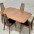 Mid Century genuine chairs by PAUL MC COBB and table set. 14 thumbnail