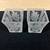 Two Vintage Small Glass Light Shades. 2 thumbnail