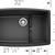 BLANCO Undermount Kitchen Sink with Colander (Anthracite 440064) 2 thumbnail