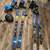 Kids Youth Skis Boots Bindings Poles Helmet 1 thumbnail