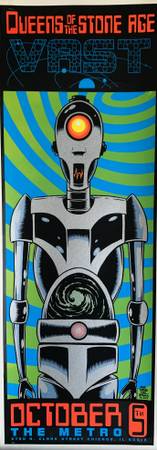 Rare Silkscreen Concert Posters from the late 1990’s and early 2000’s! 1