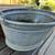VINTAGE ZEUNA 70 OVAL GALVANIZED STEEL TUB BUCKET PALE 14 thumbnail