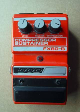 DOD Compressor Sustainer Pedal Model FX80-B 1