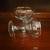 Vtg Pair of GOLD RIM crystal champagne glasses-WEDDING!! 5 thumbnail