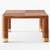CB2 coffee table/ edie rectangular rattan coffee table 4 thumbnail