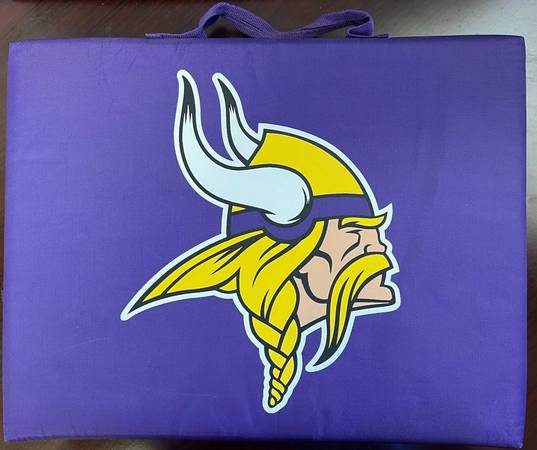 Logo Brands Minnesota Vikings Bleacher Cushion 1
