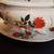 Vintage Red Rose Soup Tureen,  Ladle, Serving Platter Portugal 2 thumbnail