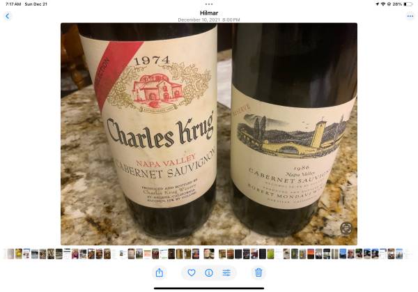 Vintage wine 1