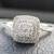 Michael Hill Double Halo Natural Diamond Engagement Ring (Size 8) 3 thumbnail