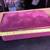Vintage Velvet Swede Ladies Purple Jewelry Box Case & Mirror 5 thumbnail