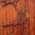 Asian Rosewood Sofa With Crane and Cherry Blossom Motif. Includes Two 6 thumbnail