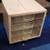 Vintage 4 Drawer Plastic Storage Cabinet Bin 1 thumbnail