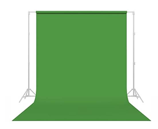 9' roll of green seamless paper - 90% full 1