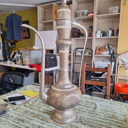 Authentic antique brass teapot 1