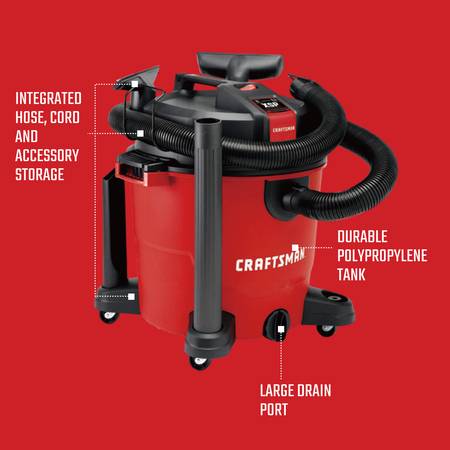 Craftsman Shop-Vac 16-Gallons 6.5-HP Corded Shop Vacuum 1