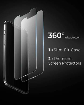 Brand New iPhone 12, 12pro case and 2x Glass Screen Protectors - $7 (san mateo)63471478978049121