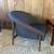 Vintage Blue Walnut Frame Tub Accent Chair Mid Century Modern 5 thumbnail