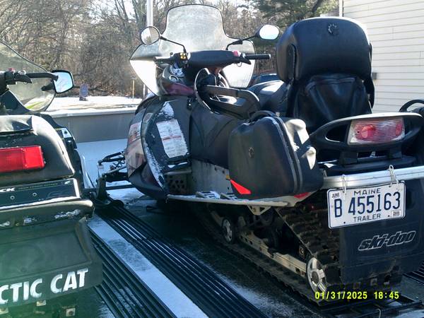 snowmobile package ski doo is sold - $2,500 (MILFORD)63470985463425122