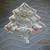 Holiday Glass Vintage Candy Cookie Dish Christmas Tree Bells Poinsetti 5 thumbnail