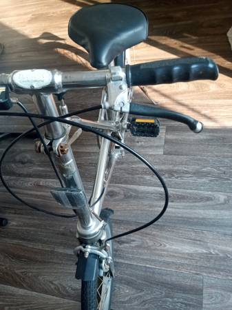 Stainless steel Dahon folding bicycle 1