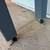 Outdoor patio table wood granite top wheels Bbq 6 thumbnail