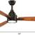 NEWProgress Lighting   60"Ceiling Fan - 1 Light in Antique Bronze 2 thumbnail