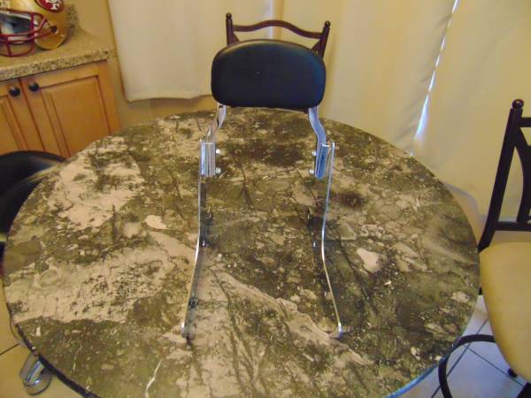 HARLEY DAVIDSON CHROME BACKREST O.E.M. LOW PROFILE 1
