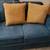 2 brown couch pillows &,1 grey wedge 2 thumbnail