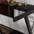 Modern L-Shape Black Tempered Glass Computer Desk with Keyboard Tray, 51 Inch 8 thumbnail