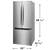 Frigidaire 20 cu ft French Door Refrigerator,Stainless, GRFN2023AF 8 thumbnail