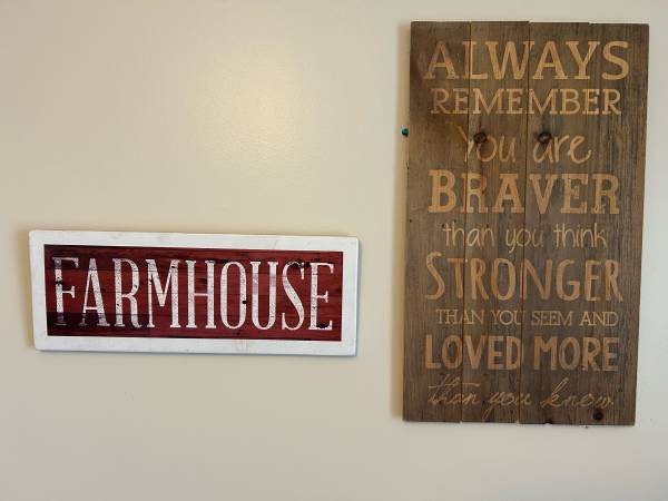 Wooden Wall Signs 1