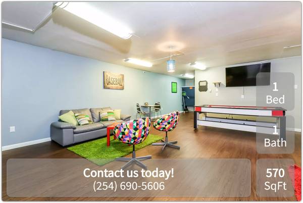 $689 / 1br - 570ft2 - Claim your spot! Dive into a spacious 1 BR. (Killeen)63843413907329122